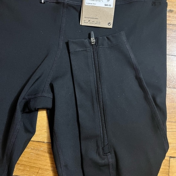 NIKE FASTER DRI-FIT RUNNING LEGGINGS WOMEN'S 7/8 MID RISE BLACK Size Medium $80 - Picture 3 of 6